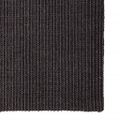 vidaXL Koberec prírodný sisal 80x200 cm čierny