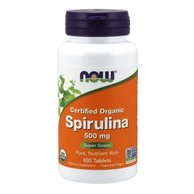 Spirulina 500 mg - NOW Foods, 100 tab.