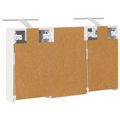 vidaXL Set kabinetov do kúpeľne 3 ks 90 x 10,5 x 50 cm
