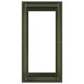 vidaXL Kvetináč olivovozelený 40x80x80 cm oceľ