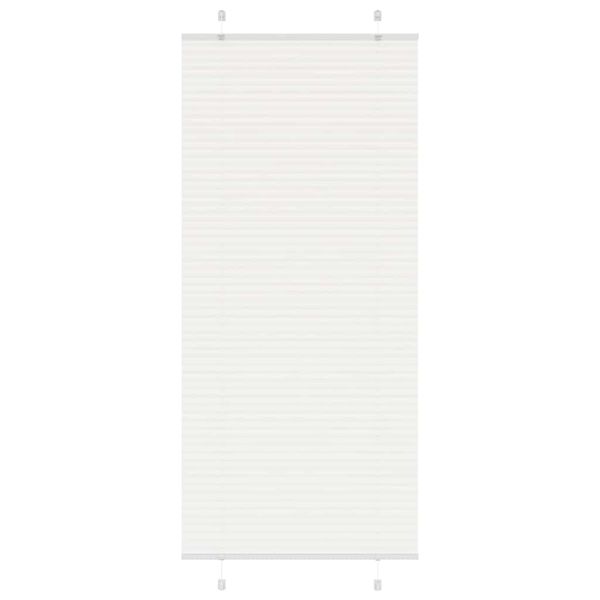 vidaXL plisovaná roleta biela 100x200 cm šírka látky 99,4 cm
