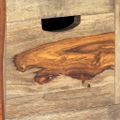 vidaXL Komoda sivá 100x30x50 cm masívne akáciaové drevo