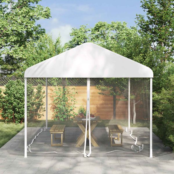 vidaXL Moskytiéra na altánok 220 mesh Biela 6 x 3 x 2 m Polyester