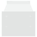 vidaXL Stojan na monitor biely 100x27x20 cm kompozitné drevo