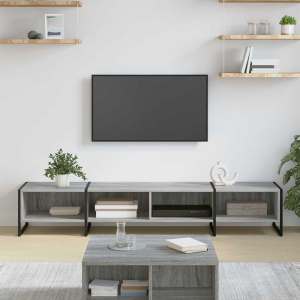 vidaXL TV skrinka Sivý Sonoma 170,5 x 36 x 30,5 cm Kompozitné drevo