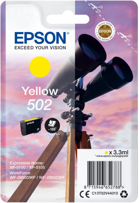 EPSON singlepack,Yellow 502,Ink,štandard