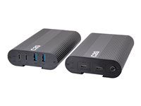 C2G Superbooster 2X4 USB Over Cat6a Extender Switch - USB 3.2 GEN1 (5Gbps) - Rozširovacie zariadenie USB - USB 3.2 Gen 1 - cez CAT 6a - až 100 m - kompatibilný s TAA