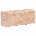 vidaXL Skladovacia truhlica 90x40x40 cm, akáciový masív