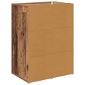 vidaXL Servírovacia skriňa Staré drevo 59 x 39 x 80 cm