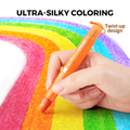 Jemné voskovky Umývateľné Glitter 12 ks