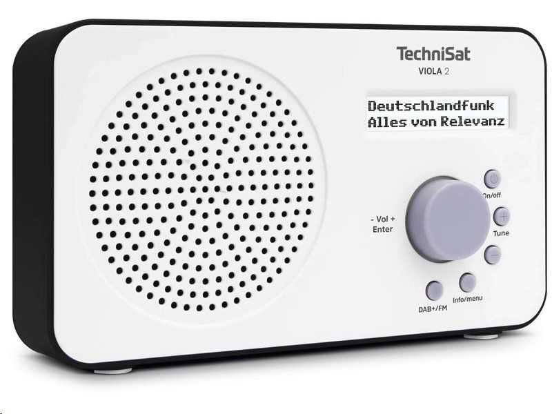 TechniSat VIOLA 2 bielo-čierne