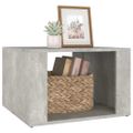 vidaXL Nočný stolík betónovosivý 57x55x36 cm spracované drevo