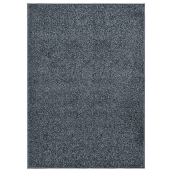 vidaXL Koberec krátky vlas 120x170 cm antracitový
