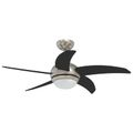 vidaXL Stropný ventilátor s osvetlením a diaľkovým ovládaním Ø 110 cm