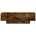 vidaXL Konferenčný stolík dymový dub 100x49,5x31 cm kompozitné drevo