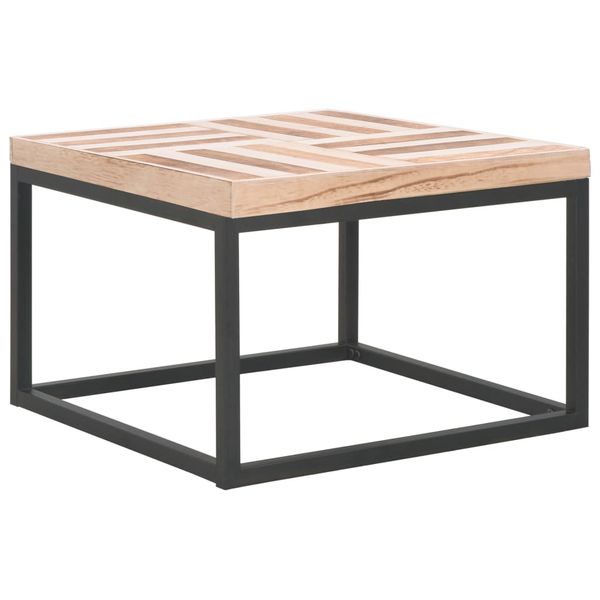 vidaXL Konferenčný stolík 50x50x33,5 cm masívne drevo