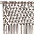 vidaXL Záclona macrame sivo-hnedá 140x240 cm bavlna