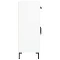 vidaXL Komoda lesklá biela 69,5x34x90 cm spracované drevo
