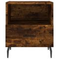vidaXL Nočné stolíky 2 ks dymový dub 40x35x47,5 cm kompozitné drevo