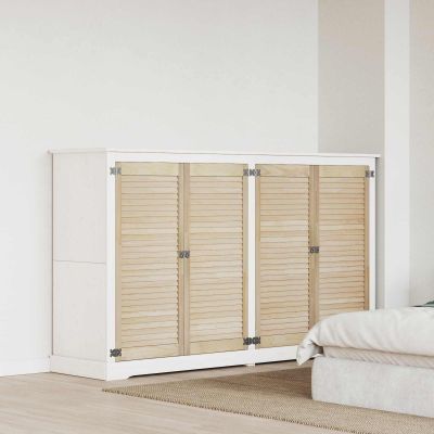 vidaXL Skříňové dvere s dverami 4 pcs Prírodná 49,5 x 2,1 x 110 cm