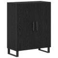 vidaXL Servírovacia skriňa Čierny dub 69,5 x 34 x 90 cm