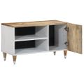 vidaXL TV skrinka 80x31,5x46 cm mangovníkový masív