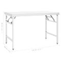 vidaXL Kuchynský pracovný stôl 120x60x80 cm nehrdzavejúca oceľ