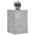 vidaXL Stojany na rastliny 2 ks betónovosivé 20x20x30 cm kompoz. drevo