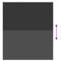 vidaXL roleta Blackout Black 130x175 cm Šírka látky 126,6 cm Polyester