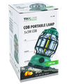 LED COB 3x3W outdoorové svietidlo na batérie TR-218R TRIXLINE zelená
