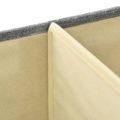 vidaXL Úložné boxy 2 ks látkové 50x30x25 cm sivé