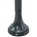 vidaXL Záhradná stĺpová lampa E27 120 cm hliníková tmavozelená
