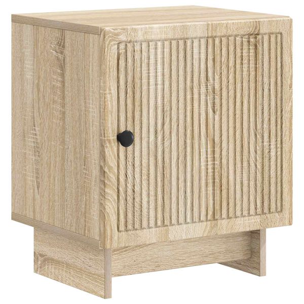 vidaXL Nočný stolík Dub sonoma 43 x 34,5 x 50 cm Kompozitné drevo