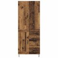 vidaXL Highboard 2 ks Staré drevo 69,5 x 34 x 180 cm Kompozitné drevo