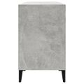 vidaXL Botník betónovo sivý 102x36x60 cm spracované drevo