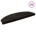 vidaXL Samolepiace schodové rohože 15 ks 80 x 24,5 x 3,5 cm