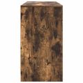 vidaXL Stôl dymový dub 120x42x76 cm kompozitné drevo