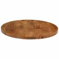 vidaXL Stolová doska Ø 40x3,8 cm okrúhla masívne mangovníkové drevo