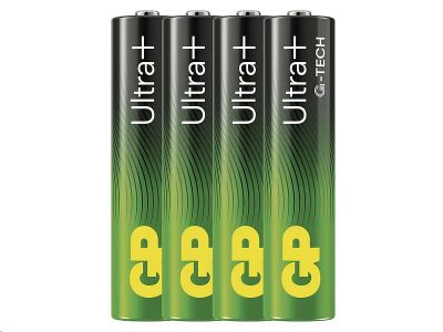 Batéria GP Ultra Plus Alkaline LR03 (AAA) 4 kusy