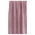 vidaXL Zatemňovacie závesy 2 ks Tmavo ružová 140 x 140 cm Zamat
