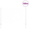vidaXL Hexagonálny plot s stĺpom 100 x 1,5 m Pozinkovaná oceľ