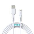 Kábel BWOO USB - Lightning 2m 3A biely