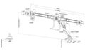 Neomounts Select  NM-D775DX3WHITE / Flat Screen Desk mount (17-27") desk clamp/grommet / White Držák, VESA, stolní, pro 3 ploché monitory, úhloprícka 17"-27", náklon 20°, otácení 360°, rotace 360°, nosnost 18kg, bílý