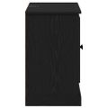 vidaXL Servírovacia skriňa Čierny dub 100 x 35,5 x 60 cm