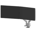Neomounts DS70-250SL2 Neomounts NEXT Slim Desk Mount, double display (topfix clamp/grommet), silver Držák, VESA, stolní, pro 2 ploché/zakrivené monitory, úhloprícka 17–32", náklon 90°, otácení 180°, rotace 360°, nosnost 18kg, str