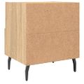 vidaXL Nočné stolíky 2 ks dub sonoma 40x35x47,5 cm kompozitné drevo