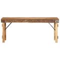 vidaXL lavička Prírodná 110 x 35 x 46 cm Zrecyklované staré drevo