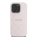 Puzdro Guess pre iPhone 16 Pro Max 6,9" GUHMP16XPSAPSMEP ružové tvrdé puzdro Saffiano Peony Classic Logo MagSafe