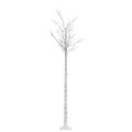 vidaXL Vianočný stromček/vŕba 220 LED 2,2 m, teplá biela, dovnútra/von