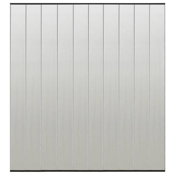 vidaXL Sieťka proti hmyzu na dvere, 10-dielna, čierna 240x240 cm